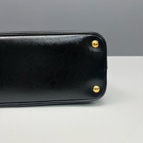 Prada Dome Saffiano Calfskin Black