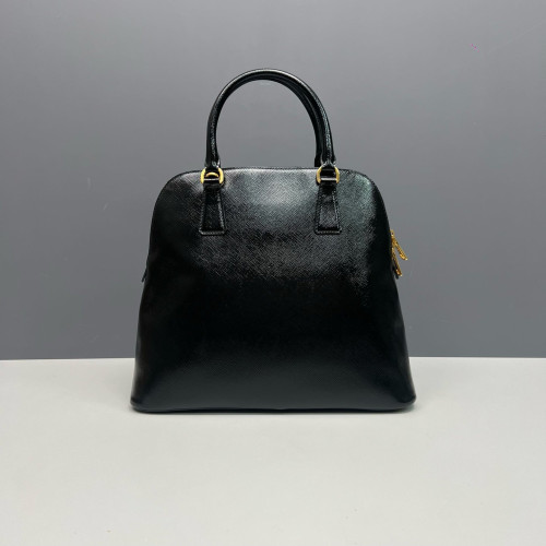 Prada Dome Saffiano Calfskin Black