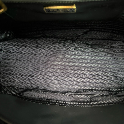 Prada Dome Saffiano Calfskin Black