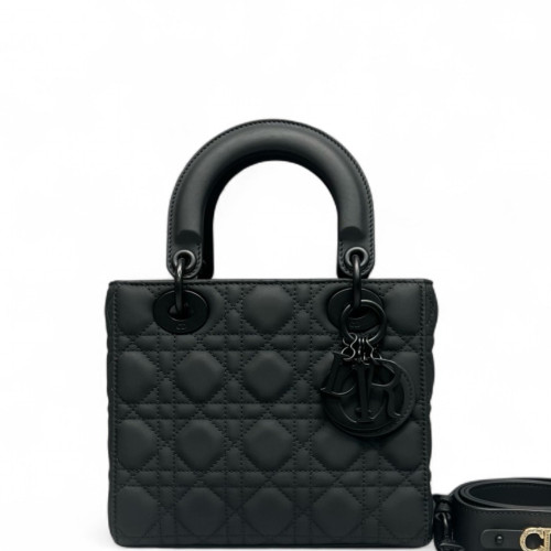 Dior Small Lady Dior Lambskin Black