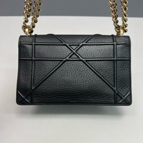 Dior Small Diorama Calfskin Black