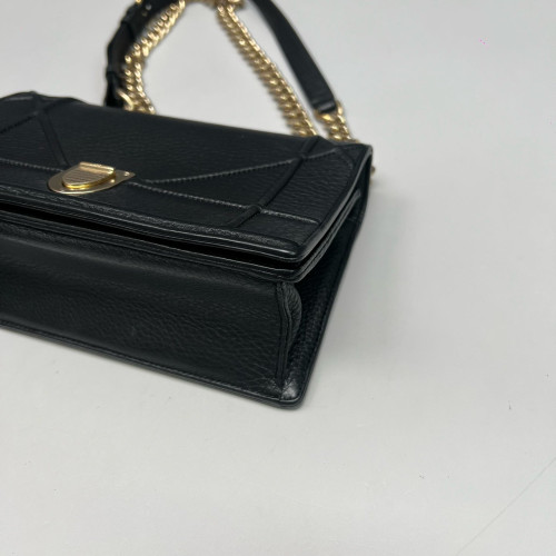 Dior Small Diorama Calfskin Black