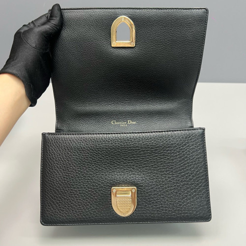 Dior Small Diorama Calfskin Black