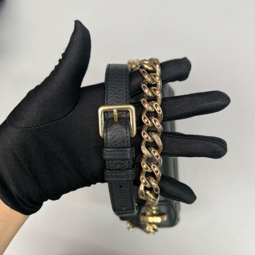 Dior Small Diorama Calfskin Black