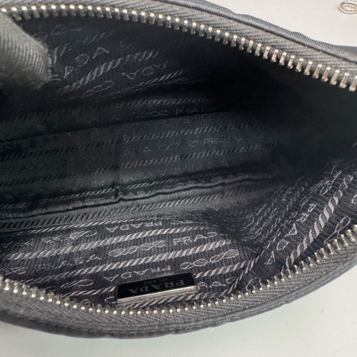 Prada Mini Re-Edition 2000 Shoulder Bag Tessuto Nylon Black