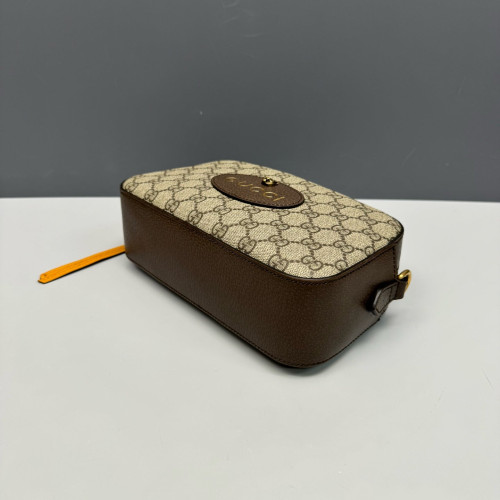 Gucci Neo Vintage Shoulder Bag GG Supreme Monogram Beige Brown Green