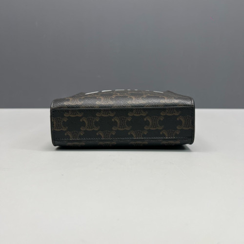 Celine Nano Vertical Cabas Triomphe Brown Black White