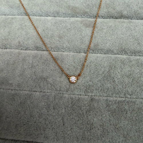 Tiffany & Co. Necklace 18K Rose Gold Strass Rose Tiffany & Co. Necklace 18K Rose Gold Strass Rose