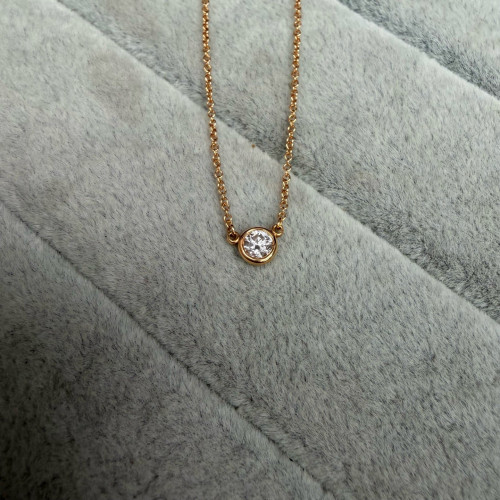 Tiffany & Co. Necklace 18K Rose Gold Strass Rose Tiffany & Co. Necklace 18K Rose Gold Strass Rose
