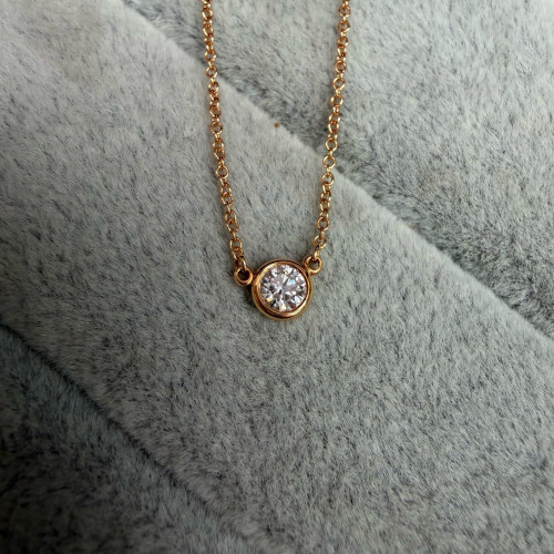 Tiffany & Co. Necklace 18K Rose Gold Strass Rose Tiffany & Co. Necklace 18K Rose Gold Strass Rose