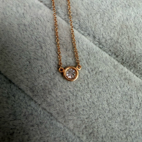 Tiffany & Co. Necklace 18K Rose Gold Strass Rose Tiffany & Co. Necklace 18K Rose Gold Strass Rose