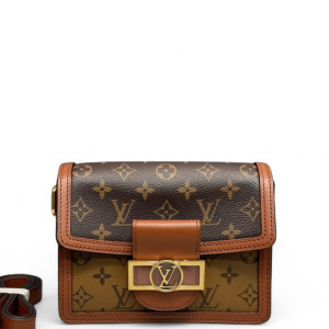 Louis Vuitton Dauphine Mini Monogram Reverse Monogram Brown