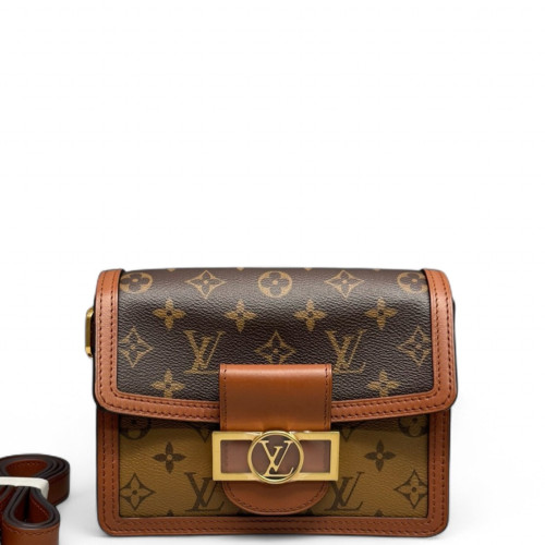 Louis Vuitton Dauphine Mini Monogram Reverse Monogram Brown