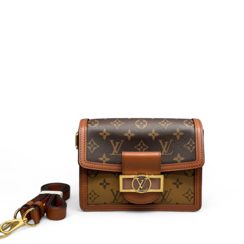 Louis Vuitton Dauphine Mini Monogram Reverse Monogram Brown