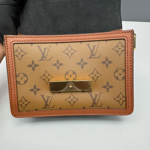 Louis Vuitton Dauphine Mini Monogram Reverse Monogram Brown