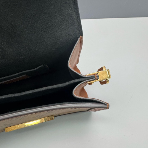 Louis Vuitton Dauphine Mini Monogram Reverse Monogram Brown