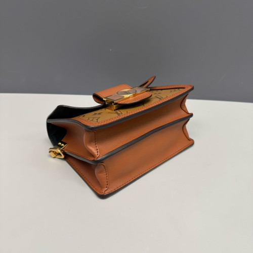 Louis Vuitton Dauphine Mini Monogram Reverse Monogram Brown