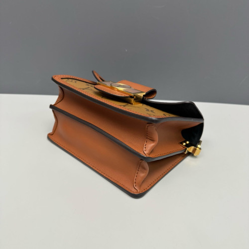 Louis Vuitton Dauphine Mini Monogram Reverse Monogram Brown