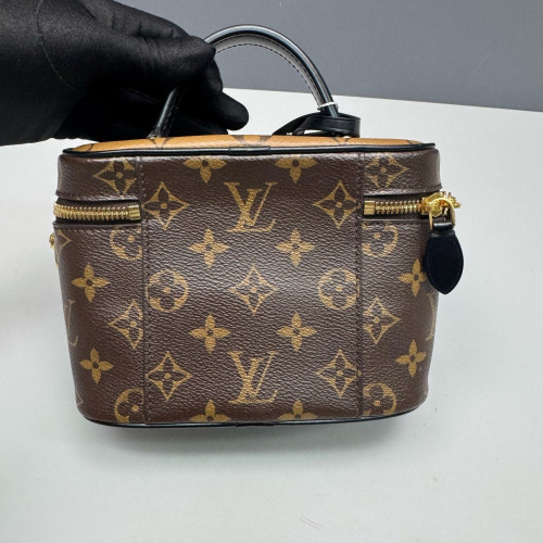 Louis Vuitton Vanity PM Monogram Reverse Monogram Brown