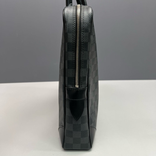 Louis Vuitton Porte Documents Voyage PM Damier Graphite Black