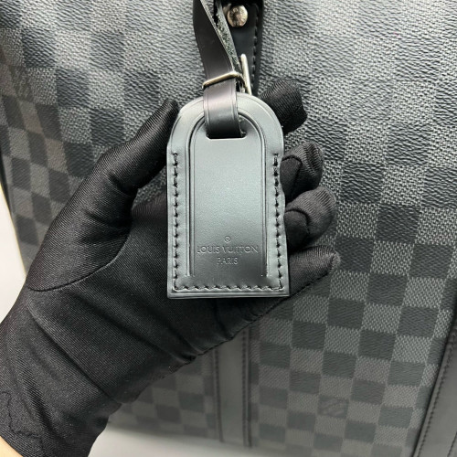 Louis Vuitton Porte Documents Voyage PM Damier Graphite Black