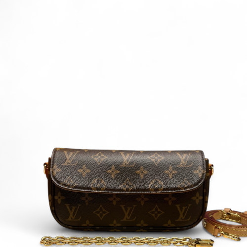 Louis Vuitton Ivy Wallet On Chain Monogram Brown
