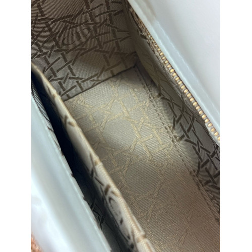 Dior Small Lady Dior Lambskin White