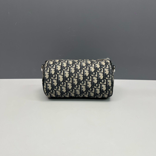 Dior Roller Messenger Bag Oblique Navy Black Beige Black