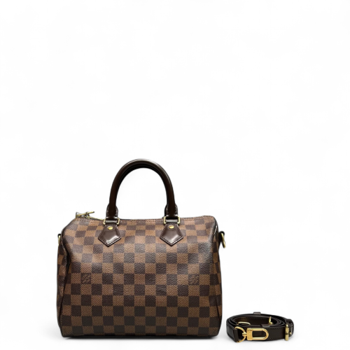 Louis Vuitton Speedy Bandouliere 25 Damier Ebene Brown
