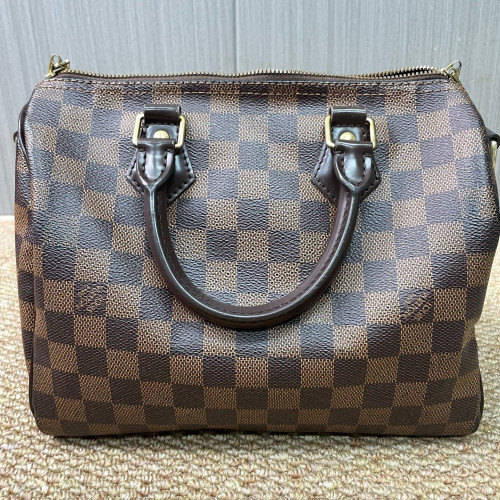 Louis Vuitton Speedy Bandouliere 25 Damier Ebene Brown