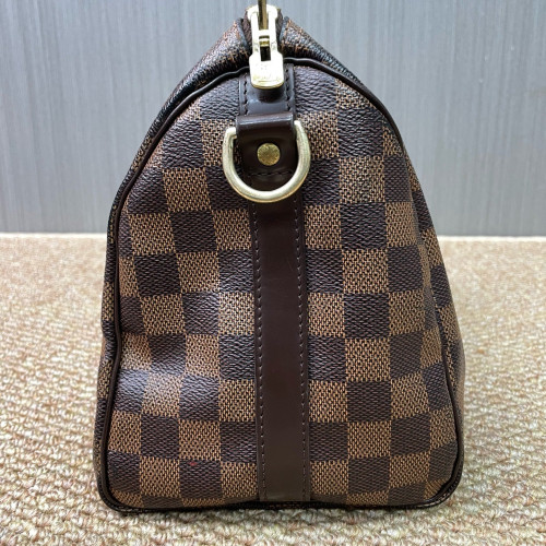 Louis Vuitton Speedy Bandouliere 25 Damier Ebene Brown