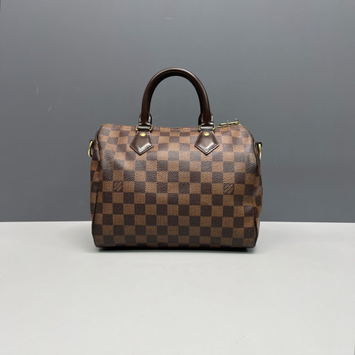 Louis Vuitton Speedy Bandouliere 25 Damier Ebene Brown