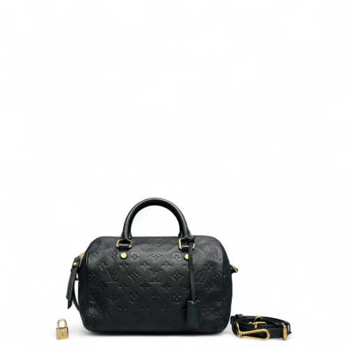 Louis Vuitton Speedy Bandouliere 25 Monogram Empreinte Dark Blue
