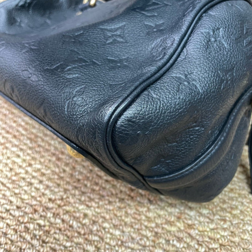 Louis Vuitton Speedy Bandouliere 25 Monogram Empreinte Dark Blue