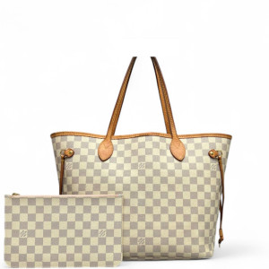 Louis Vuitton Neo Neverfull MM Damier Azur Ivory