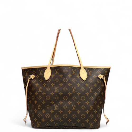 Louis Vuitton Neverfull MM Monogram Red Brown