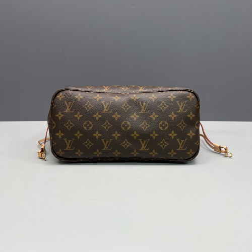 Louis Vuitton Neverfull MM Monogram Red Brown