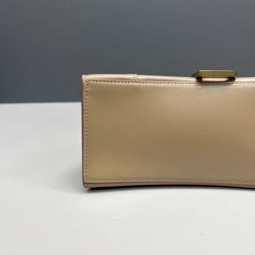 Balenciaga Hourglass Small Calfskin Natural Tan
