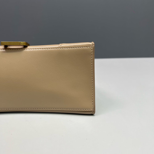 Balenciaga Hourglass Small Calfskin Natural Tan
