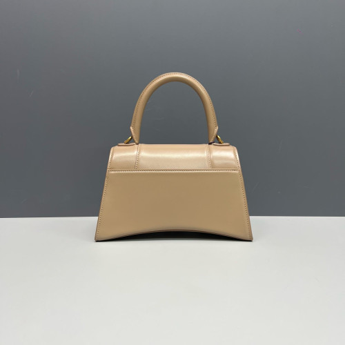 Balenciaga Hourglass Small Calfskin Natural Tan