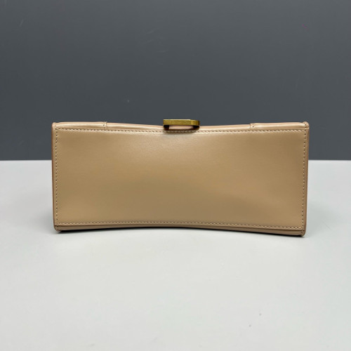 Balenciaga Hourglass Small Calfskin Natural Tan