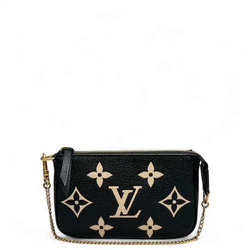 Louis Vuitton Pochette Mini Accessories Monogram Empreinte Giant Black Louis Vuitton Pochette Mini Accessories Monogram Empreinte Giant Black