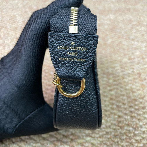 Louis Vuitton Pochette Mini Accessories Monogram Empreinte Giant Black Louis Vuitton Pochette Mini Accessories Monogram Empreinte Giant Black