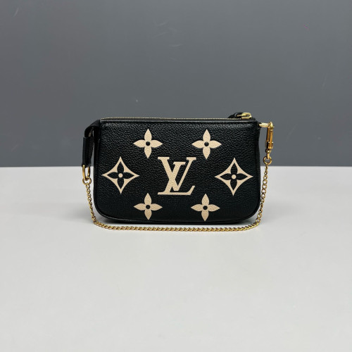Louis Vuitton Pochette Mini Accessories Monogram Empreinte Giant Black Louis Vuitton Pochette Mini Accessories Monogram Empreinte Giant Black