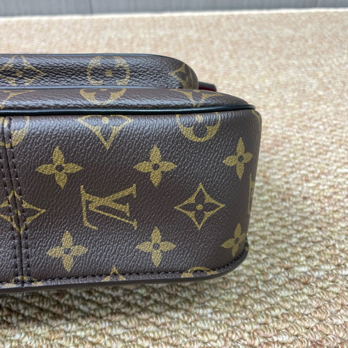 Louis Vuitton Passy Chain Shoulder Bag Monogram Brown
