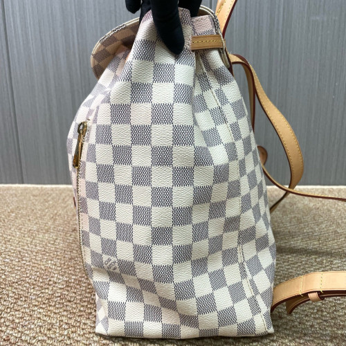 Louis Vuitton Sperone Backpack Damier Azur White Louis Vuitton Sperone Backpack Damier Azur White
