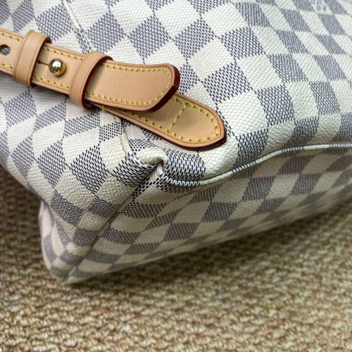 Louis Vuitton Sperone Backpack Damier Azur White Louis Vuitton Sperone Backpack Damier Azur White