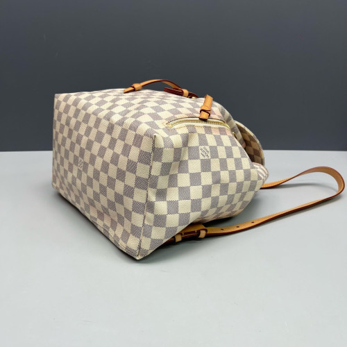 Louis Vuitton Sperone Backpack Damier Azur White Louis Vuitton Sperone Backpack Damier Azur White