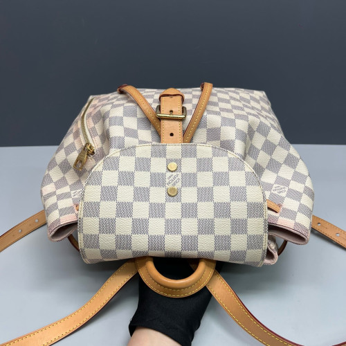 Louis Vuitton Sperone Backpack Damier Azur White Louis Vuitton Sperone Backpack Damier Azur White