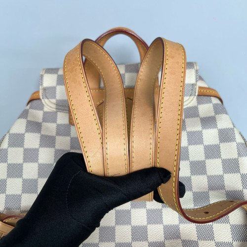 Louis Vuitton Sperone Backpack Damier Azur White Louis Vuitton Sperone Backpack Damier Azur White